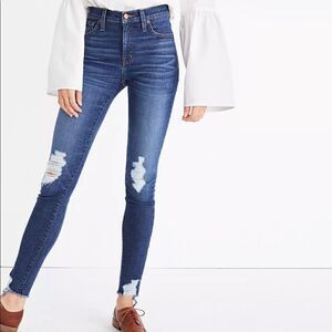 Madewell 9” High-Rise Skinny Jeans: Destructed Edition! 🔥